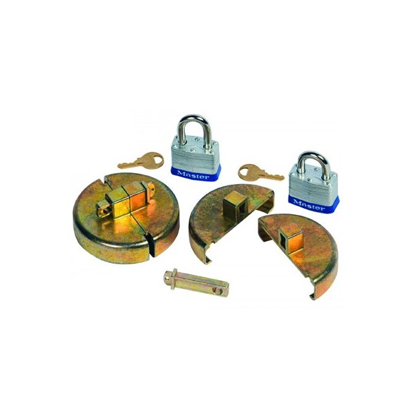DRUM LOCK SET 2" NPT POLY BUNG W/2 PADL